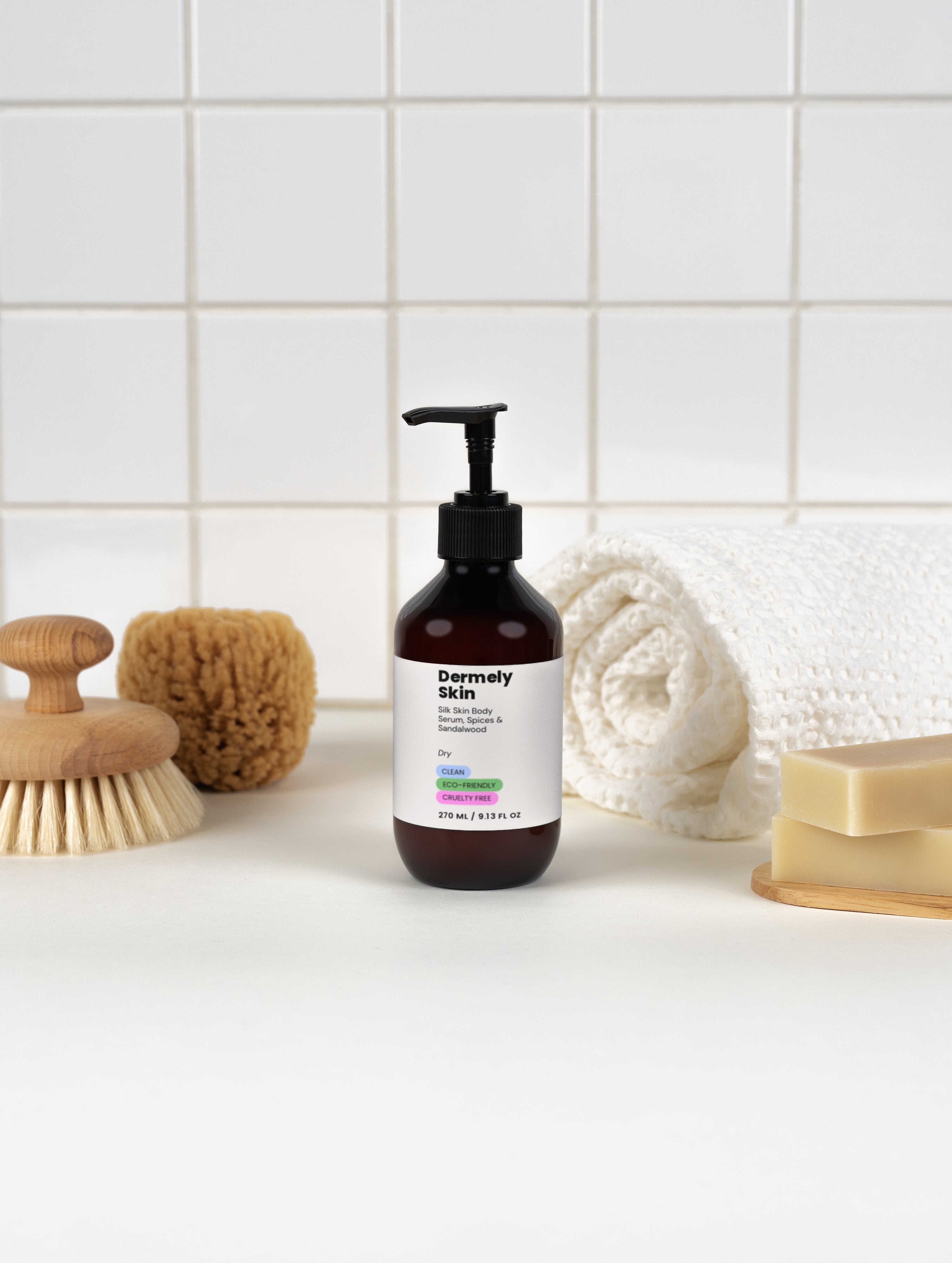 Silk Skin ķermeņa serums - garšvielas un sandalkoks